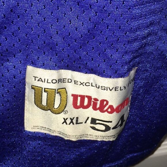 Vintage old 28 Marshall Faulk Indianapolis Colts retro Wilson Jersey XXL mens 54 - Picture 2 of 4